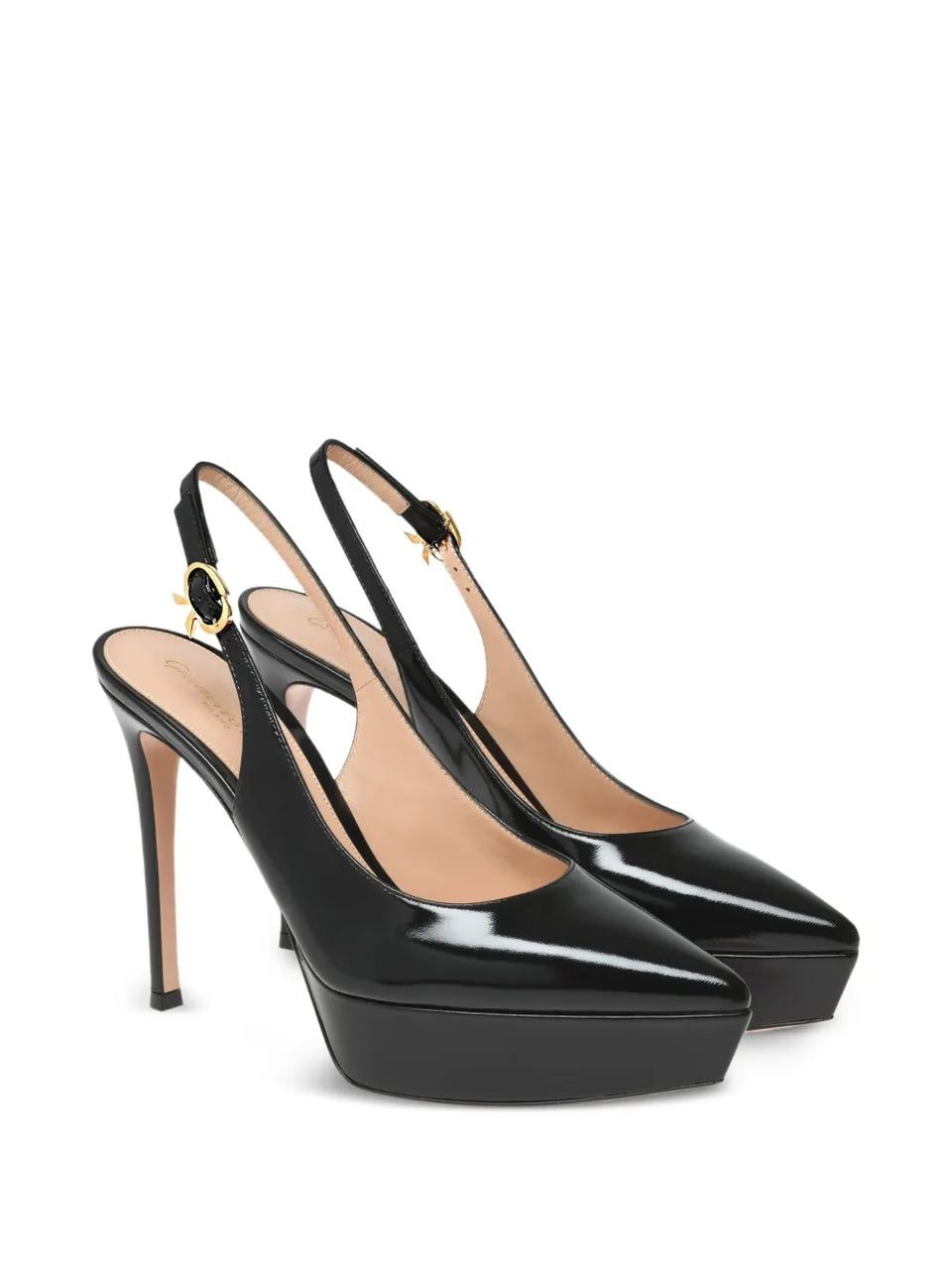85mm Dasha platform sling pumps