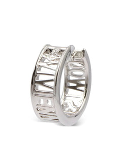 lettered earring
