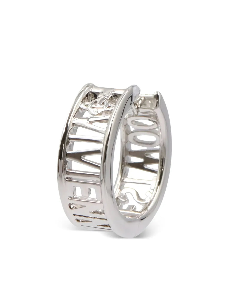 lettered earring
