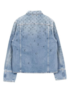 2010s monogram denim jacket