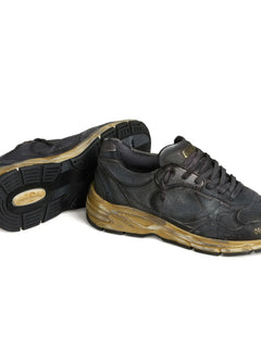 lace-up fastening leather sneakers