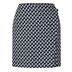 Abstract Wrap Skirt