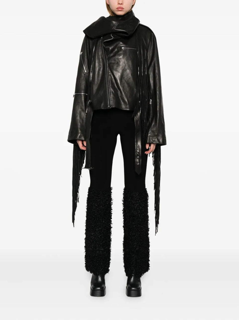 fringed leather jacket