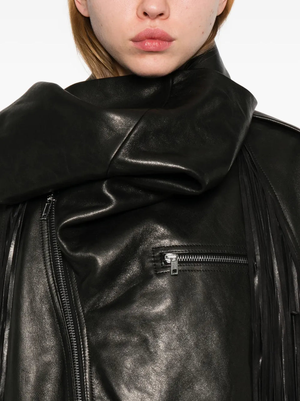 fringed leather jacket