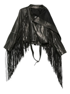 fringed leather jacket