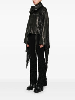 fringed leather jacket