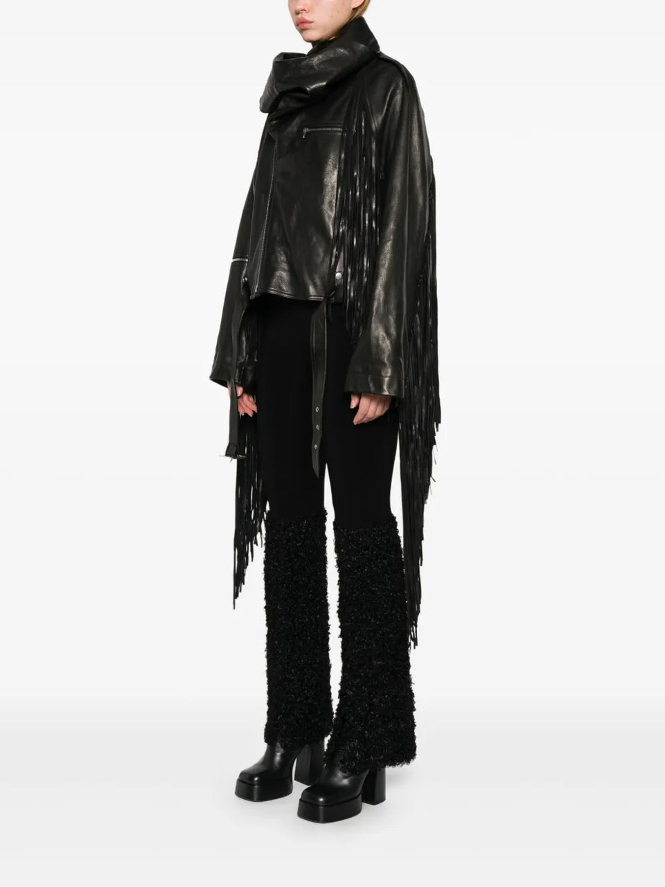 fringed leather jacket