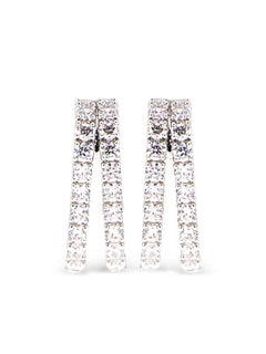 Matrix embellished earrings