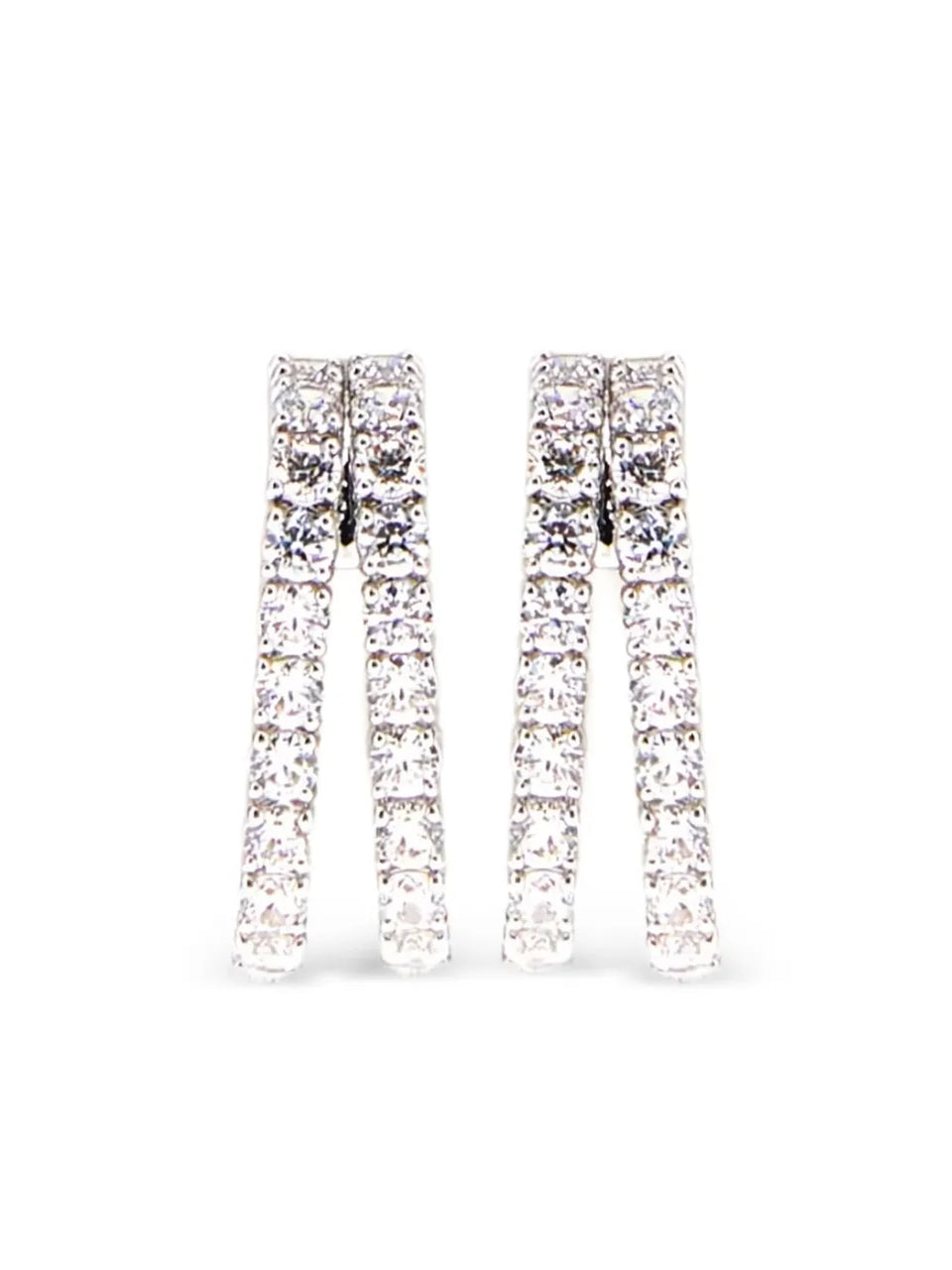 Matrix embellished earrings