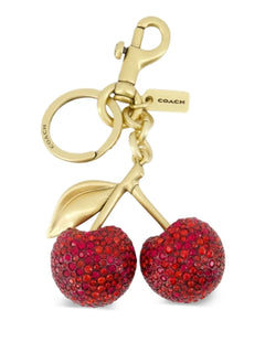 cherry-motif bag charm
