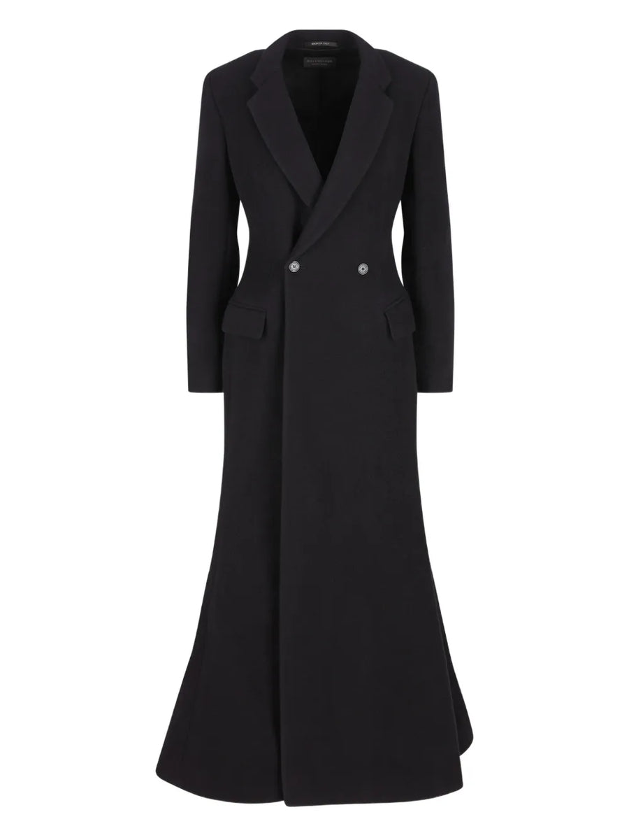 wool double-breasted coat