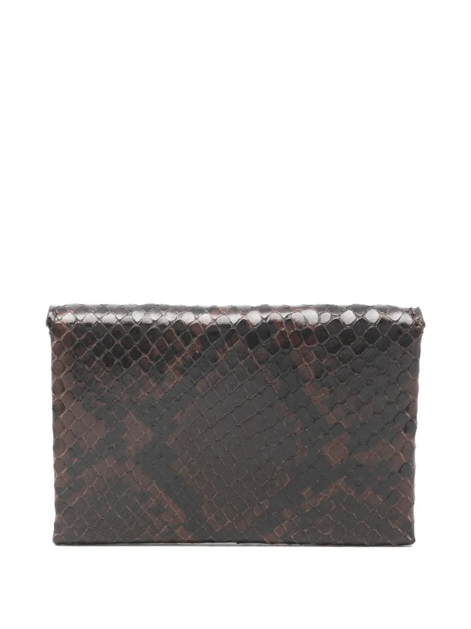 snakeskin-effect wallet