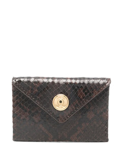 snakeskin-effect wallet