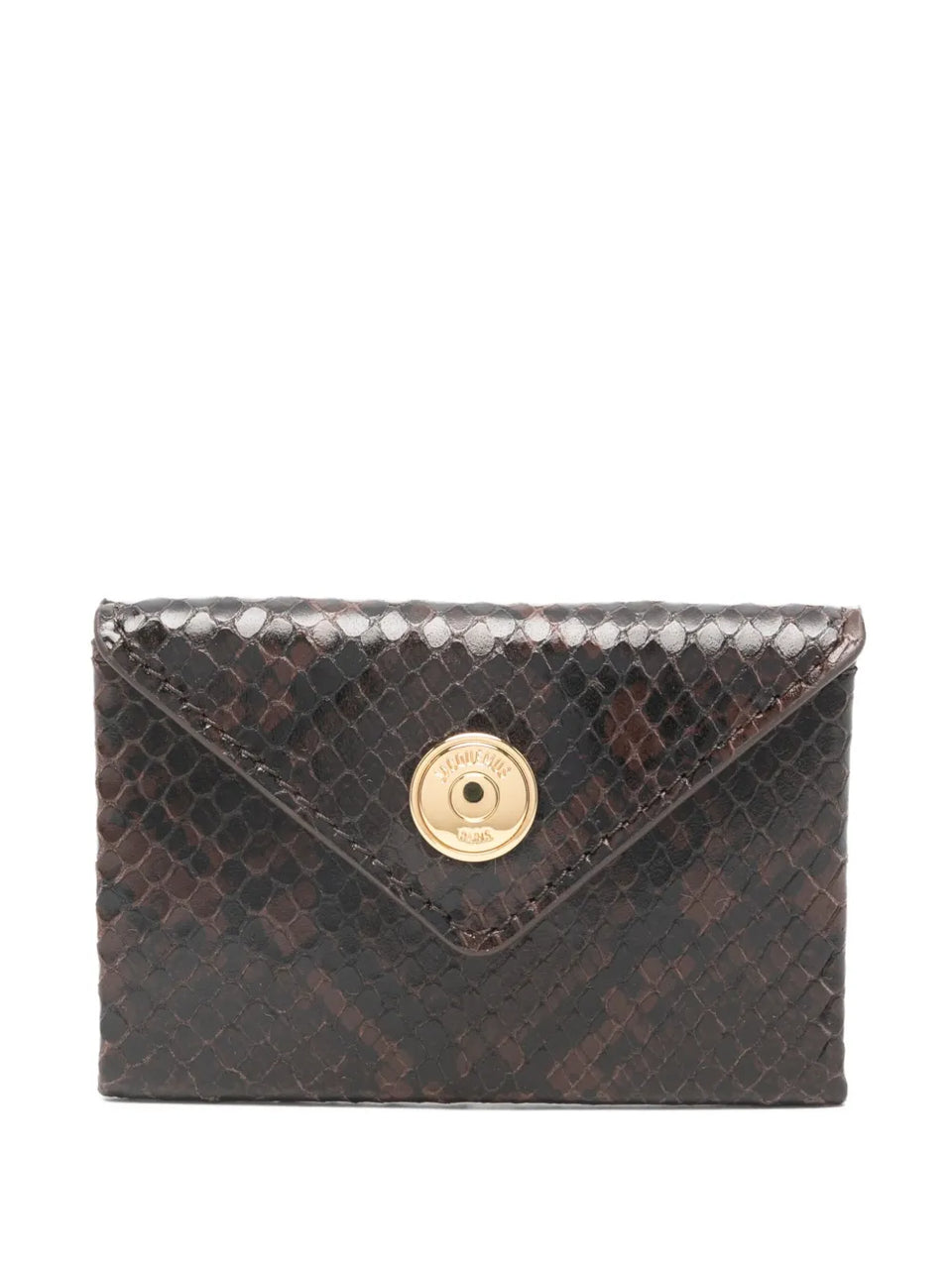 snakeskin-effect wallet