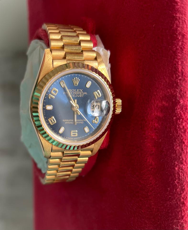 Rolex | Datejust | 79178 | Yellow gold | 26 mm | Yellow gold | Blue | Automatic