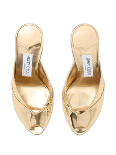 Brigitte peep-toe mules