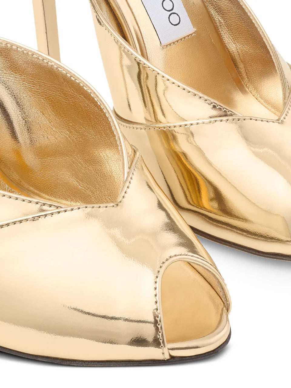 Brigitte peep-toe mules