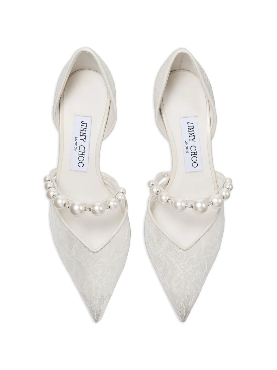 Aurelie pearl-embellished pumps