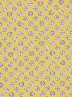 Sport print silk tie
