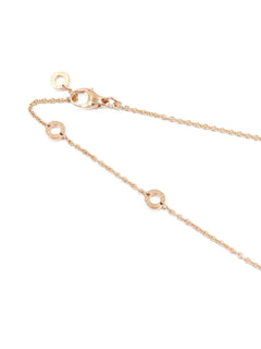 2010s 18K rose gold B-zero1 B ceramic necklace