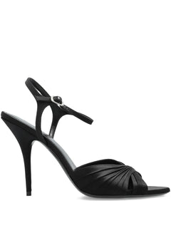 Plissé Dynas heeled sandals