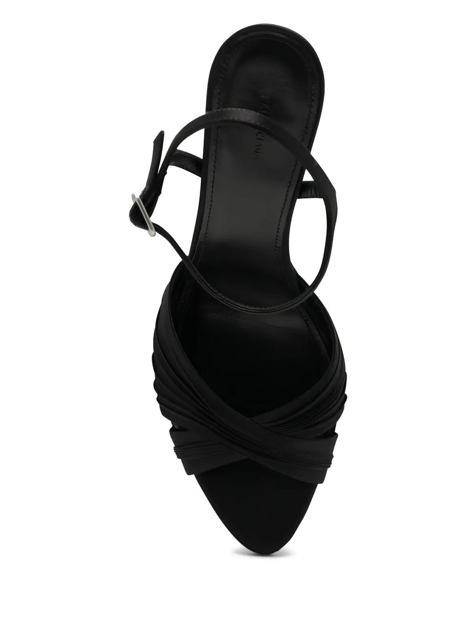 Plissé Dynas heeled sandals