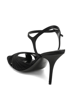 Plissé Dynas heeled sandals