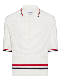 stripe polo shirt
