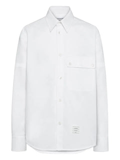 armband-detail chest-pocket shirt