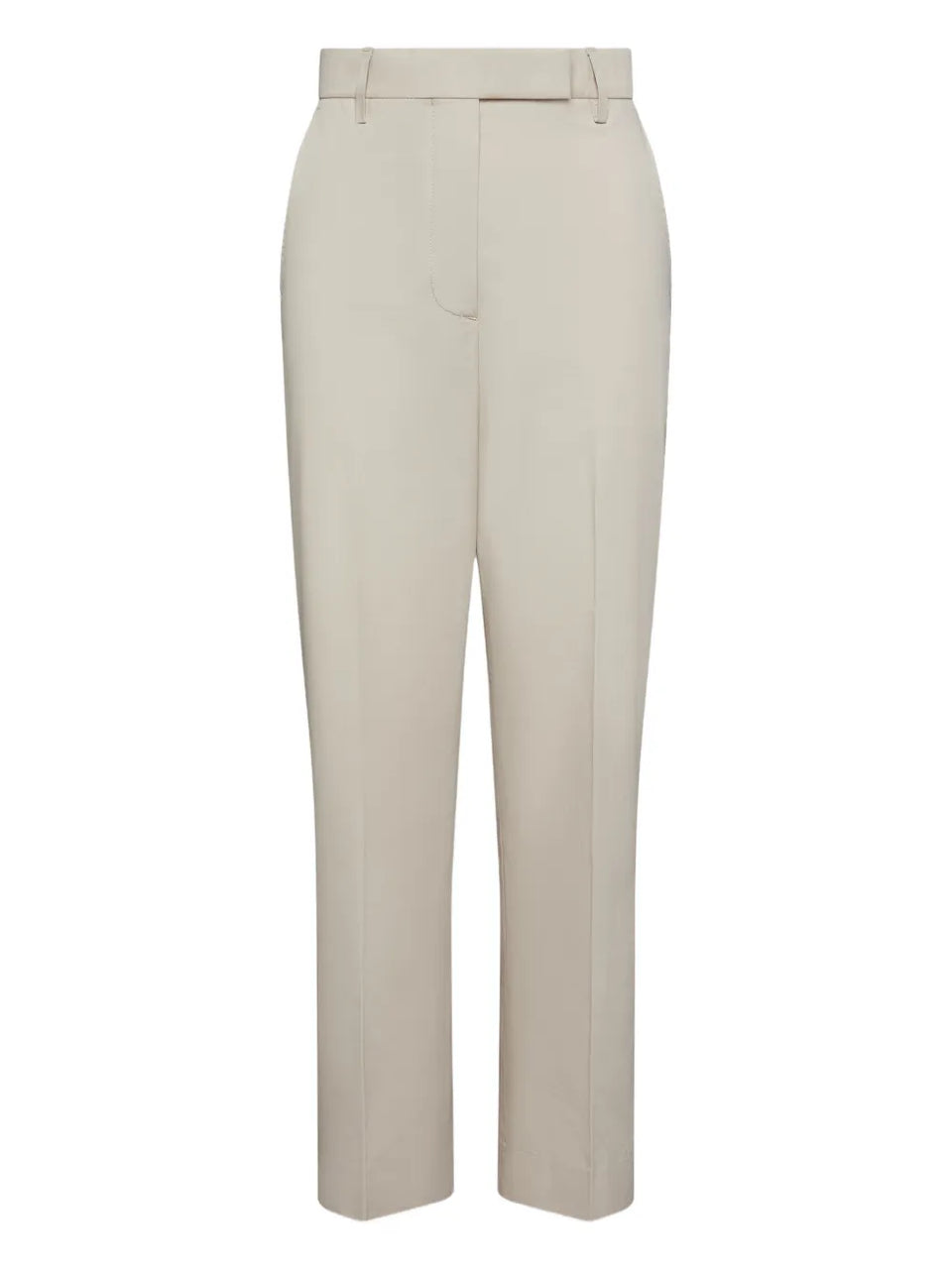 cotton tailored trousers