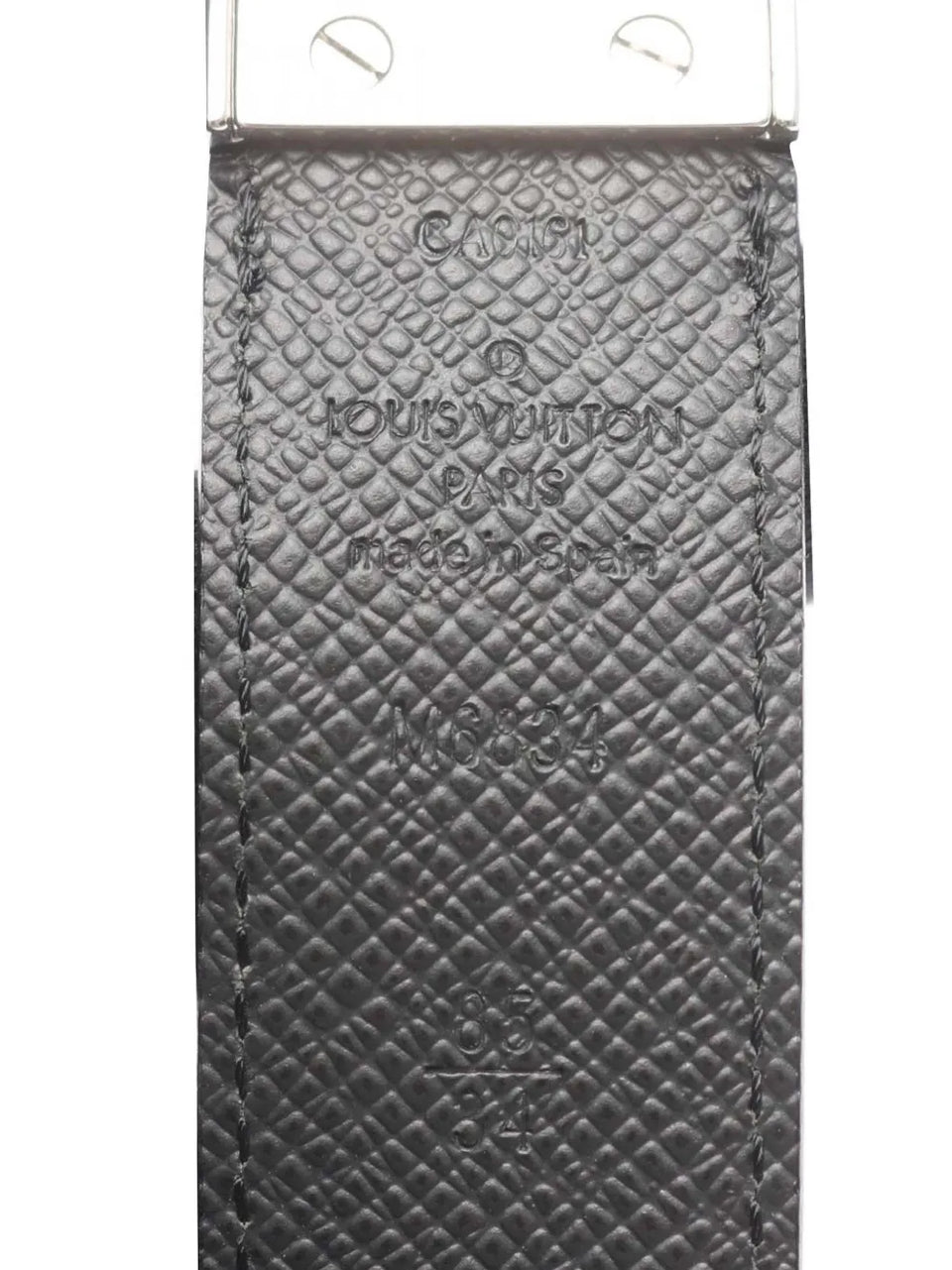 2011 Damier Graphite Seattle belt