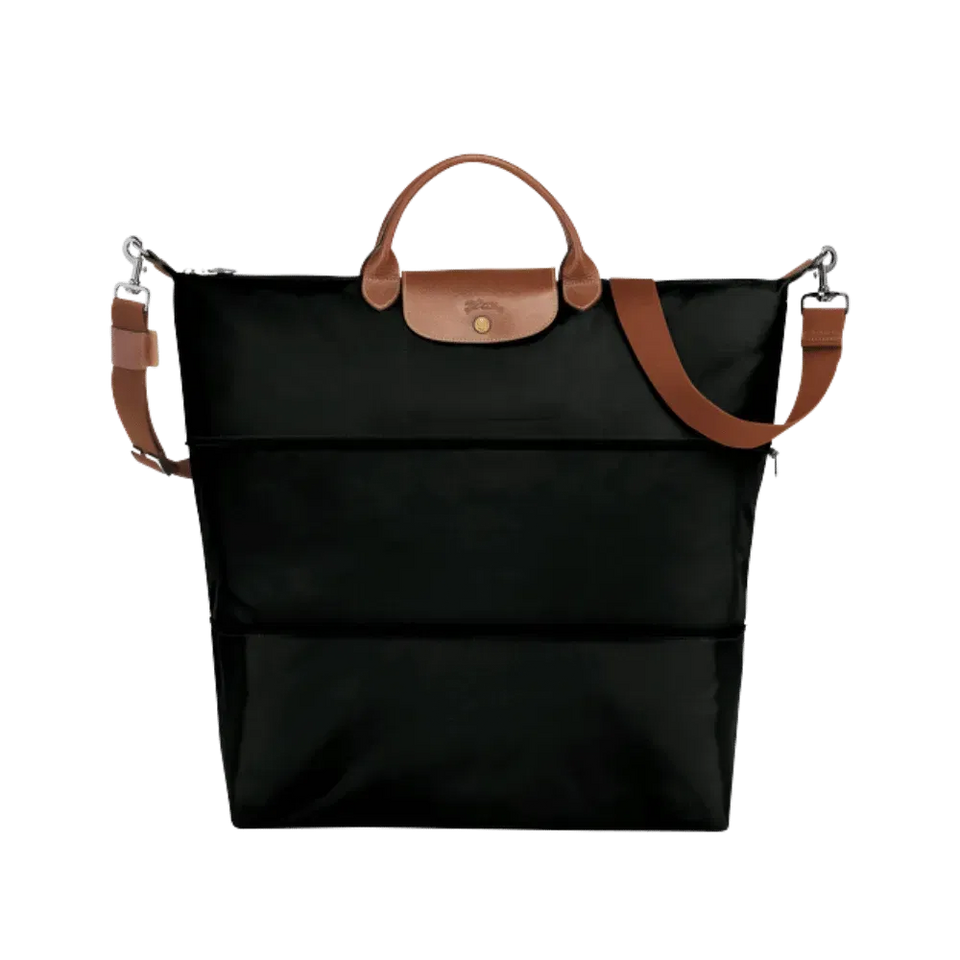Longchamp Le Pliage Original Travel bag expandable Black - Recycled canvas