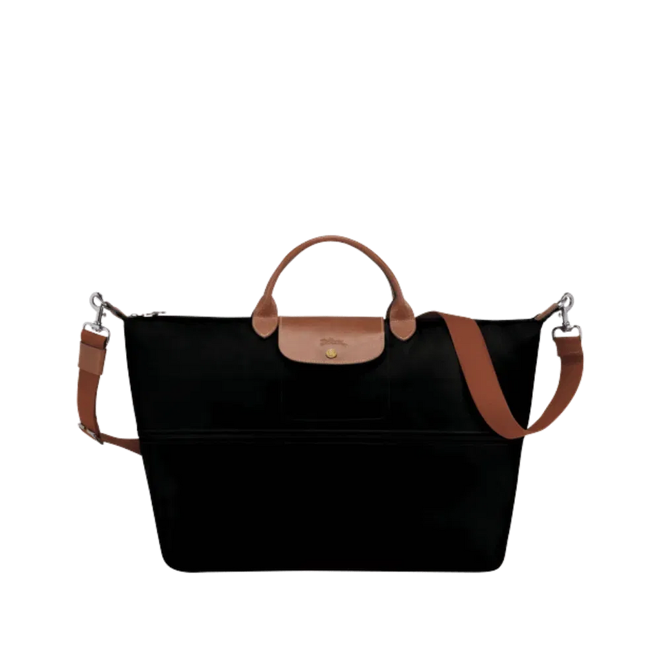 Longchamp Le Pliage Original Travel bag expandable Black - Recycled canvas