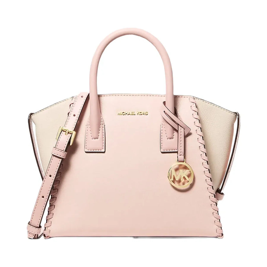Michael Kors Avril Small Leather Satchel Pwd Blsh Mlt