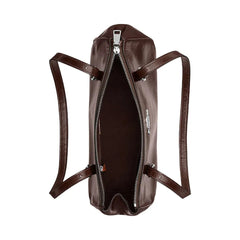 Coach Asher Shoulder Bag Glazed Leather-Silver-Maple