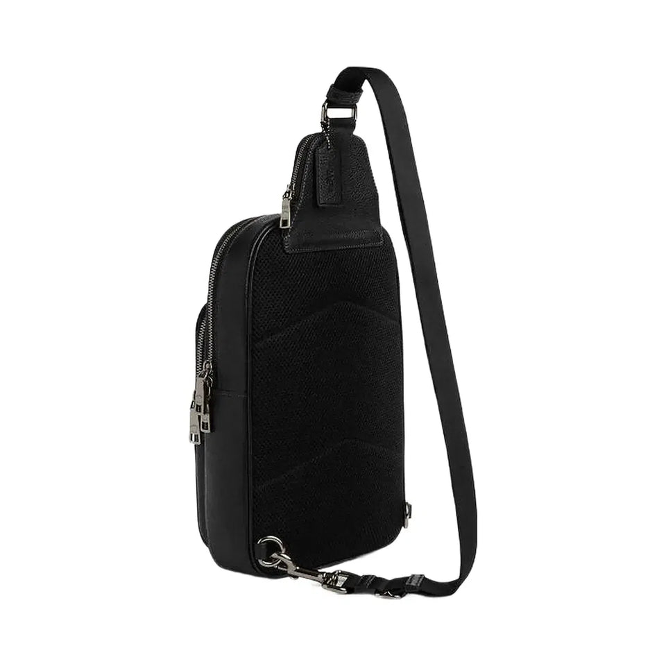 Coach Racer Sling Pack In Signature Canvas Signature Canvas-Qb-Tan-Black
