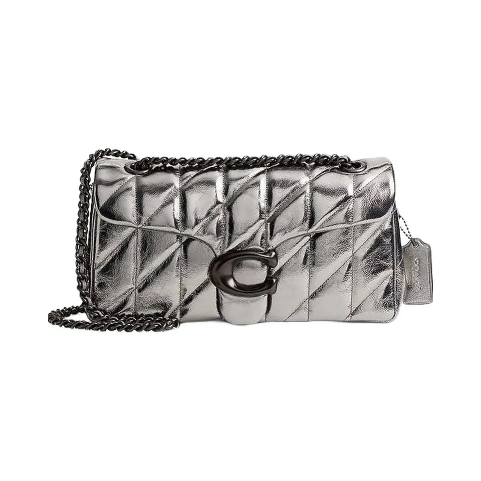 Coach Tabby Shoulder Bag 26 With Quilting Pewter-Anthracite