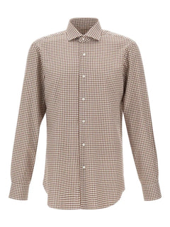 checked long-sleeves shirt