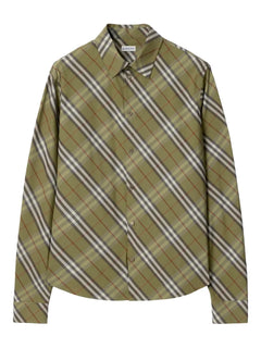 check-cotton shirt