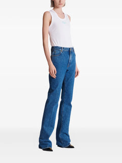 flared-leg jeans