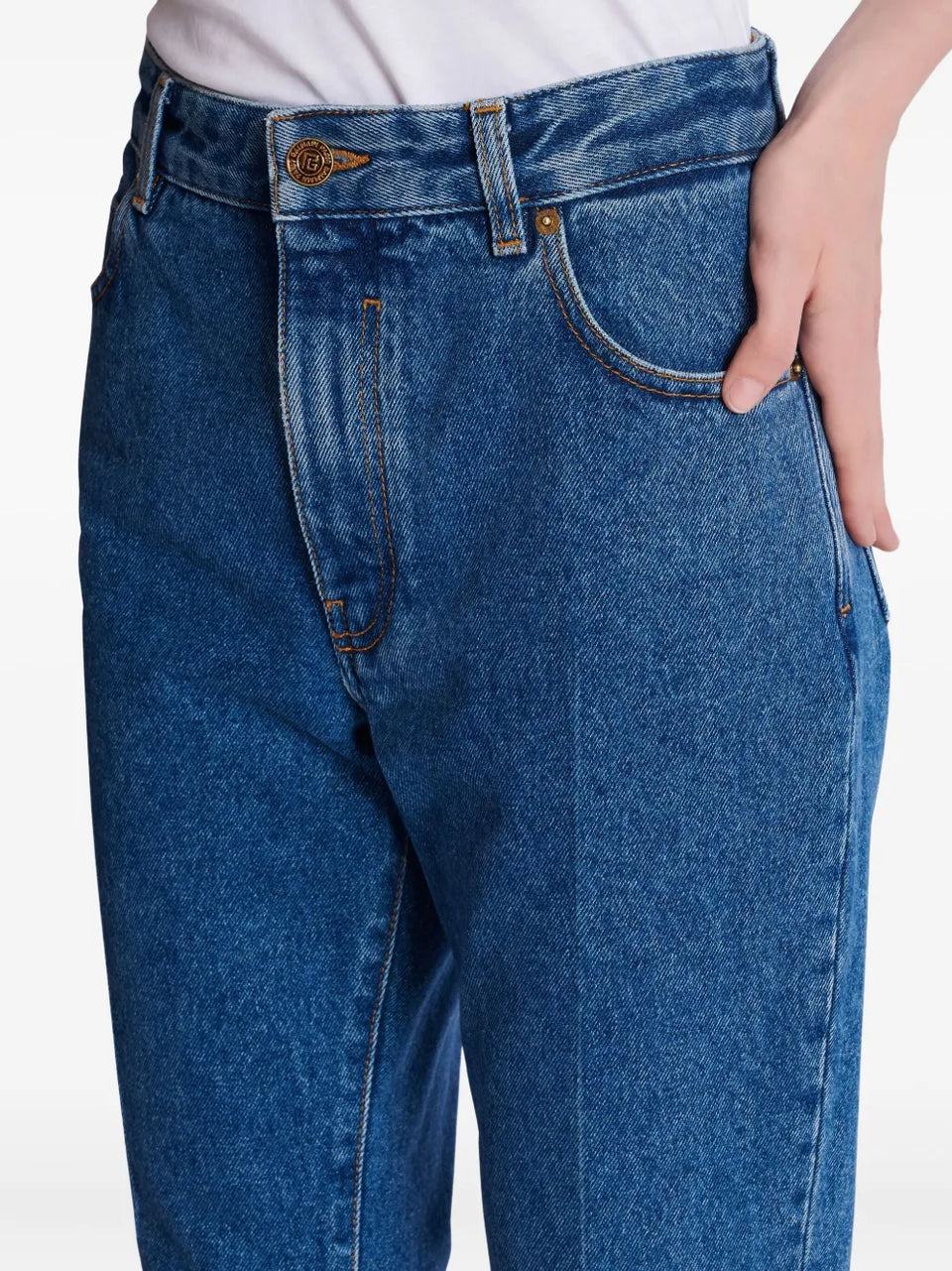 flared-leg jeans