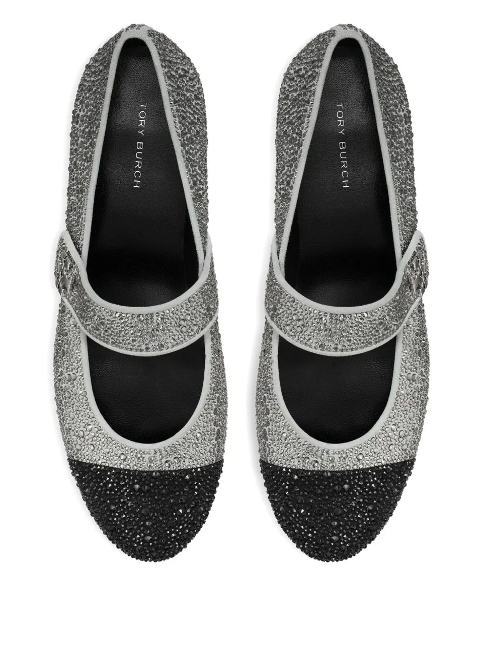 25mm cap-toe crystal Mary Jane pumps