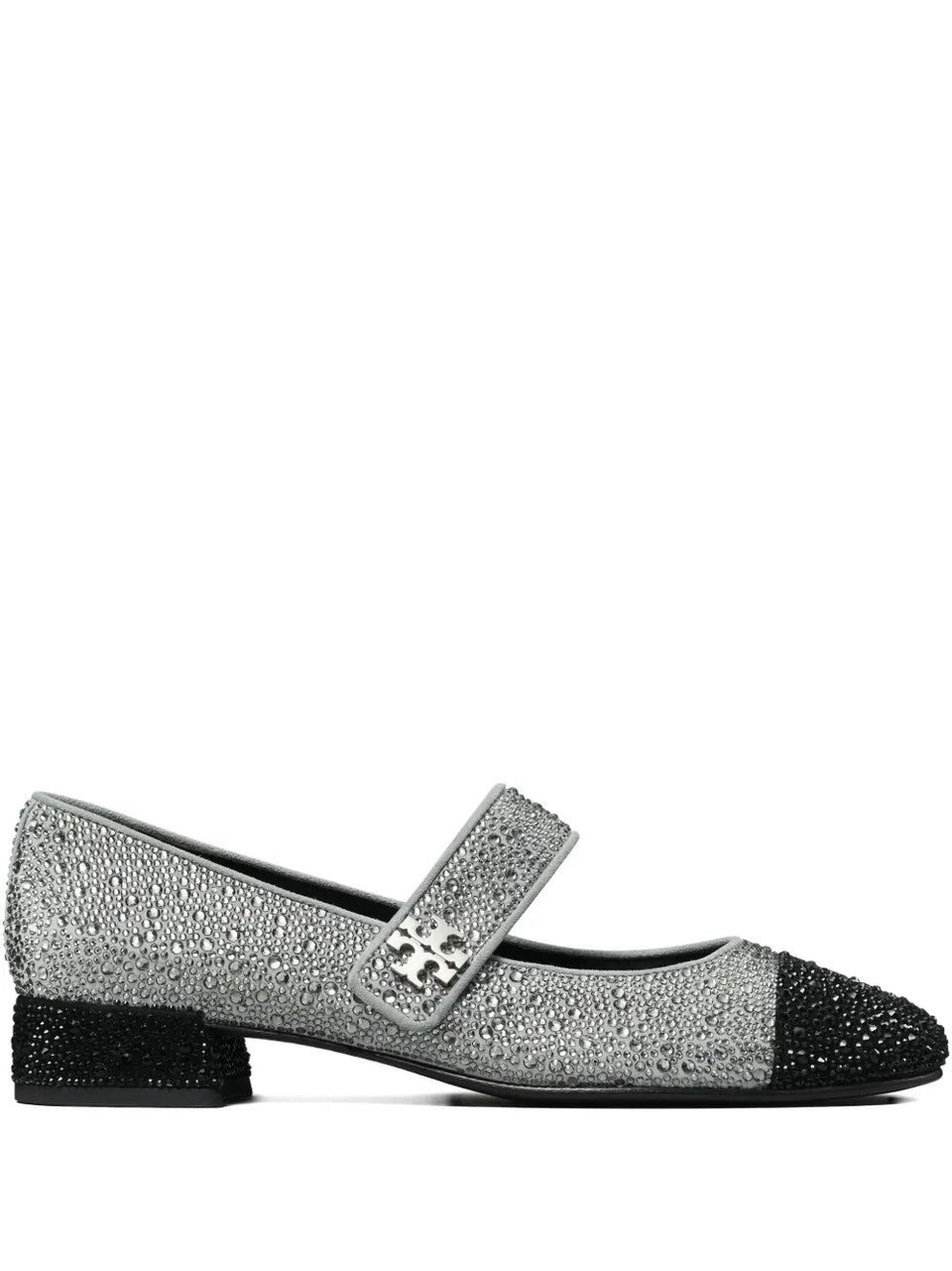 25mm cap-toe crystal Mary Jane pumps