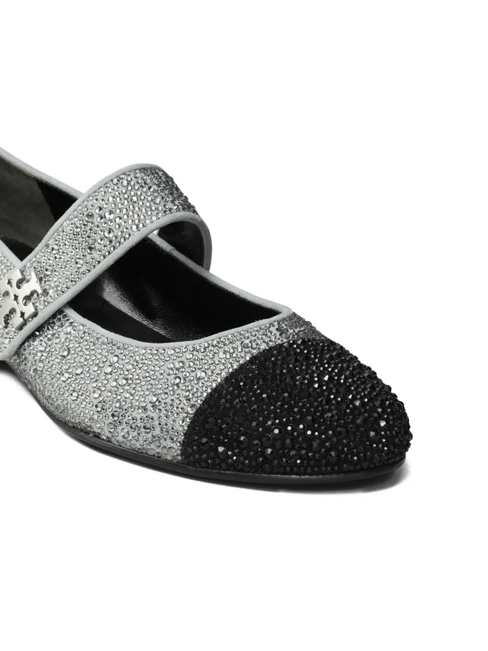 25mm cap-toe crystal Mary Jane pumps