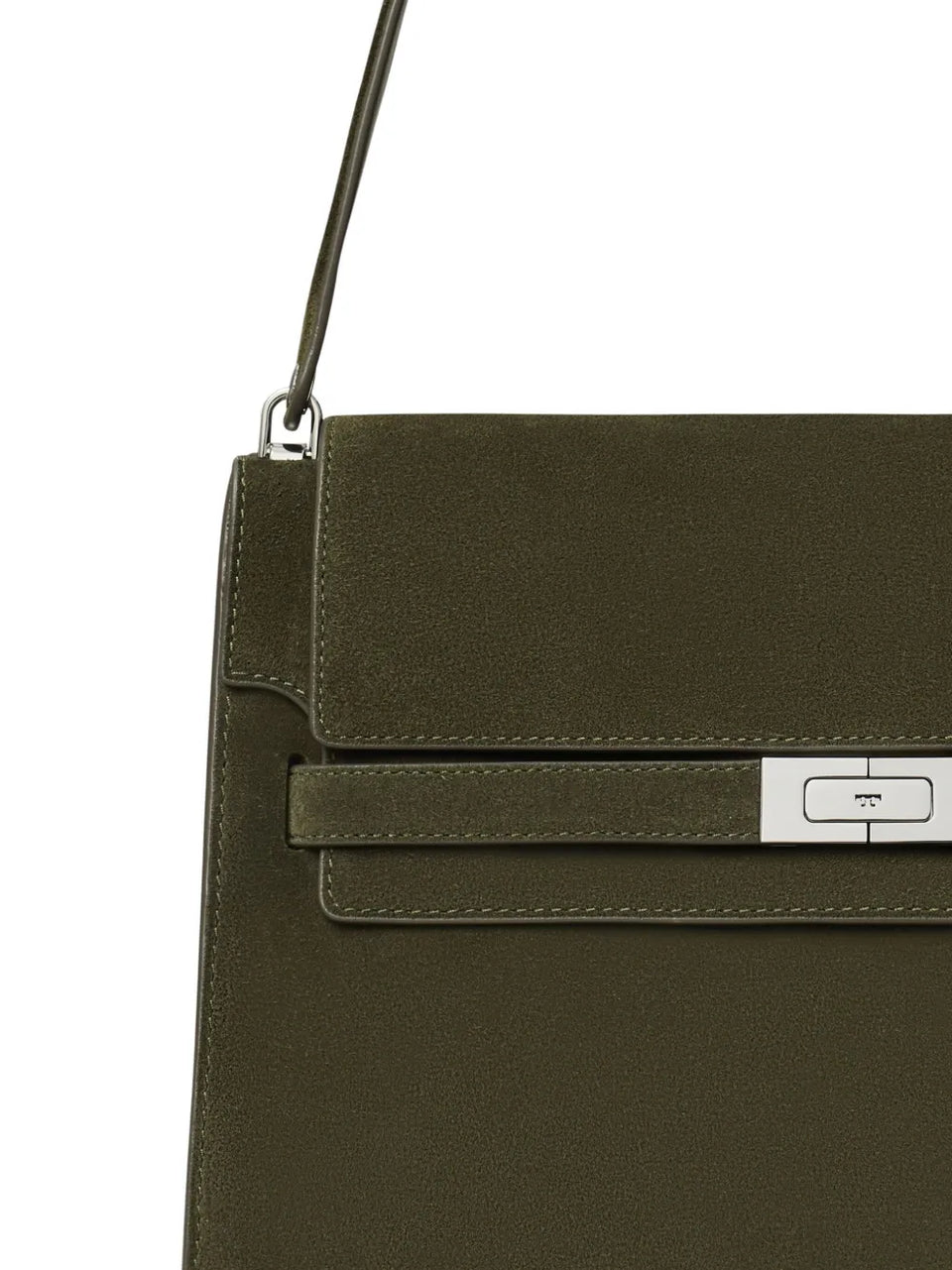 Large Lee Radziwill Suede Shoulder Bag