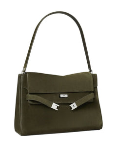 Large Lee Radziwill Suede Shoulder Bag