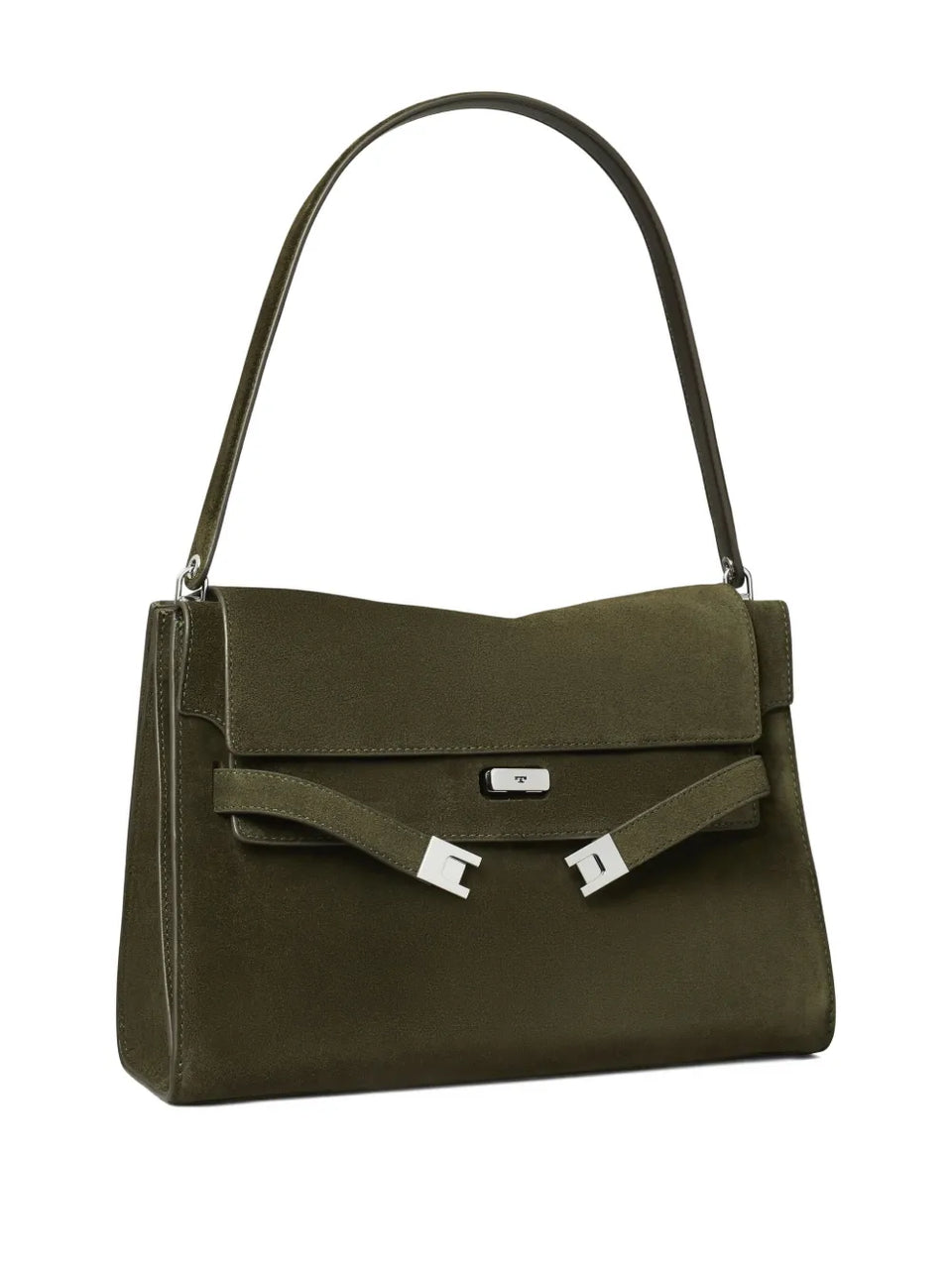 Large Lee Radziwill Suede Shoulder Bag