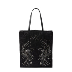 Black Re-Nylon Large Tote Bag