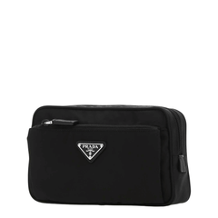 Re-Nylon Leather Belt Bag