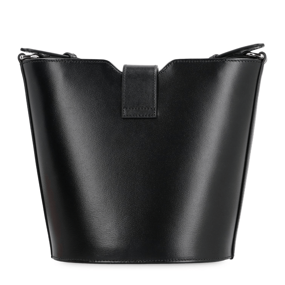 Diana Small Leather Tote Bag - Black